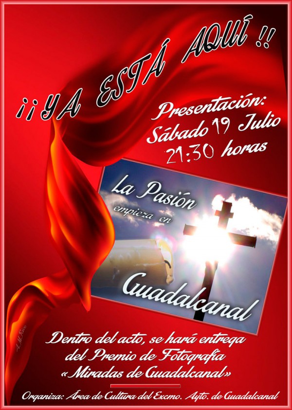 Cartel de Presentación “La Pasión empieza por Guadalcanal”  