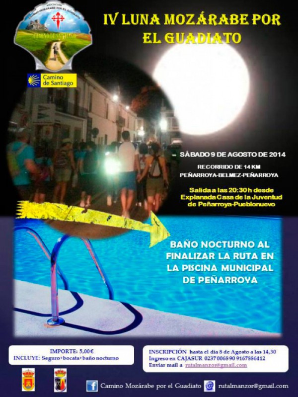 Cartel de IV Ruta Mozárabe por el Guadiato 