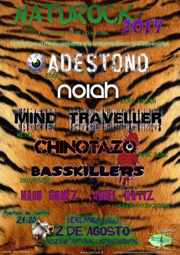 Cartel de 7ª edición de Natur Rock Berlanga 