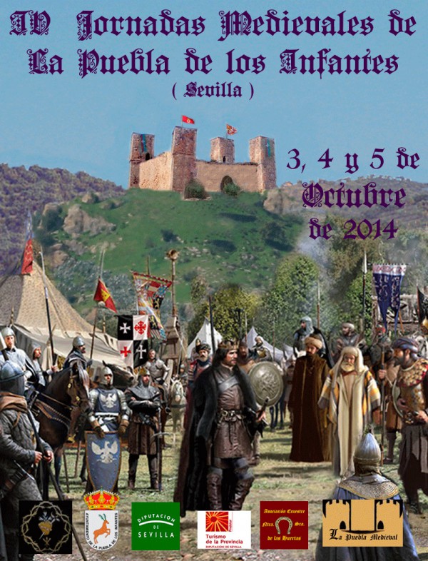Cartel de IV Jornadas Medievales de La Puebla de los Infantes 