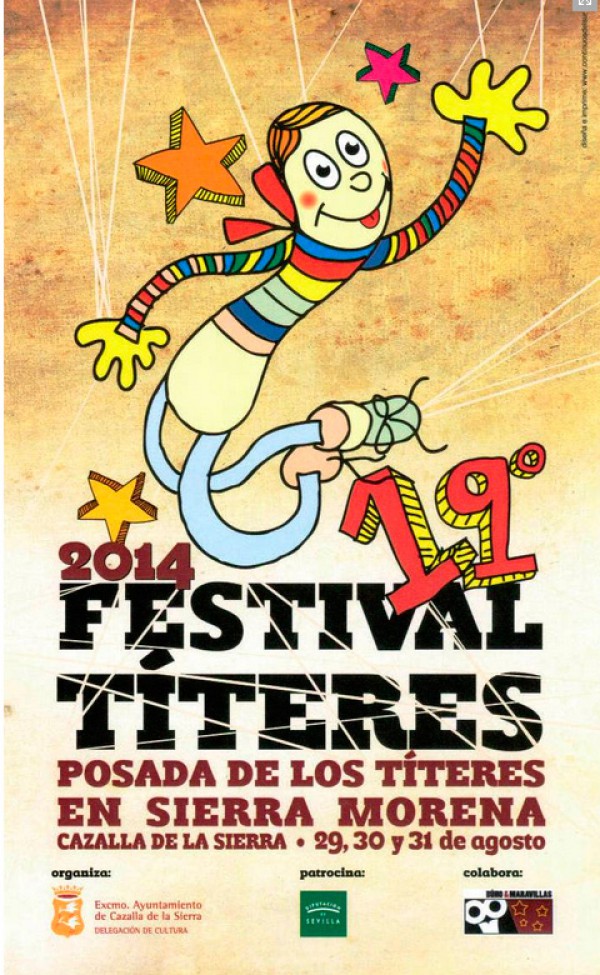 Cartel de XIX Festival de Títeres “Posada de los Títeres en Sierra Morena”