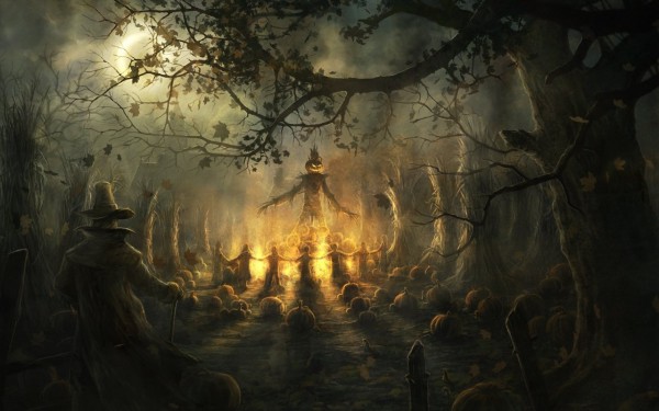 Cartel de Noche de Halloween en Cazalla