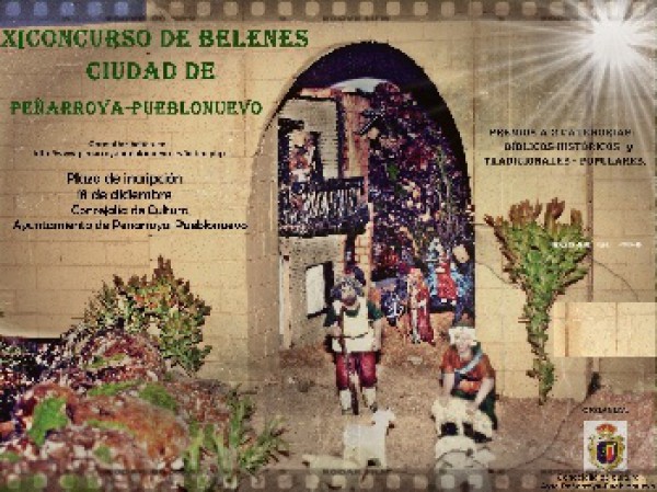 Cartel de XI Concurso de Belenes ciudad de Peñarroya-Pueblonuevo