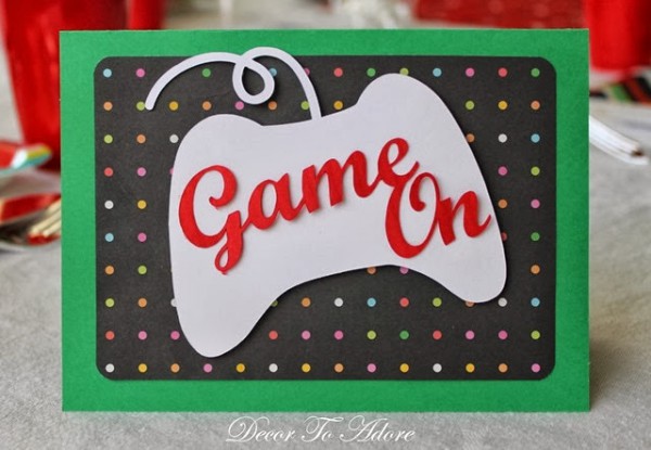 Cartel de Video Game Party