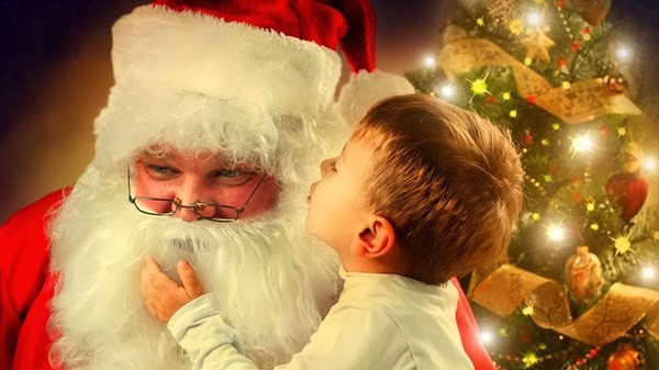 Cartel de Parque Infantil y Fiesta de Navidad