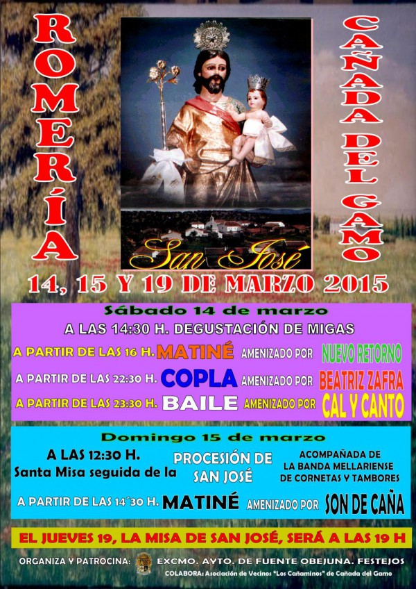 Cartel de Romería de la Cañada del Gamo