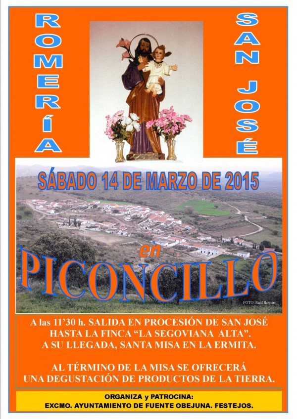 Cartel de Romería en Piconcillo