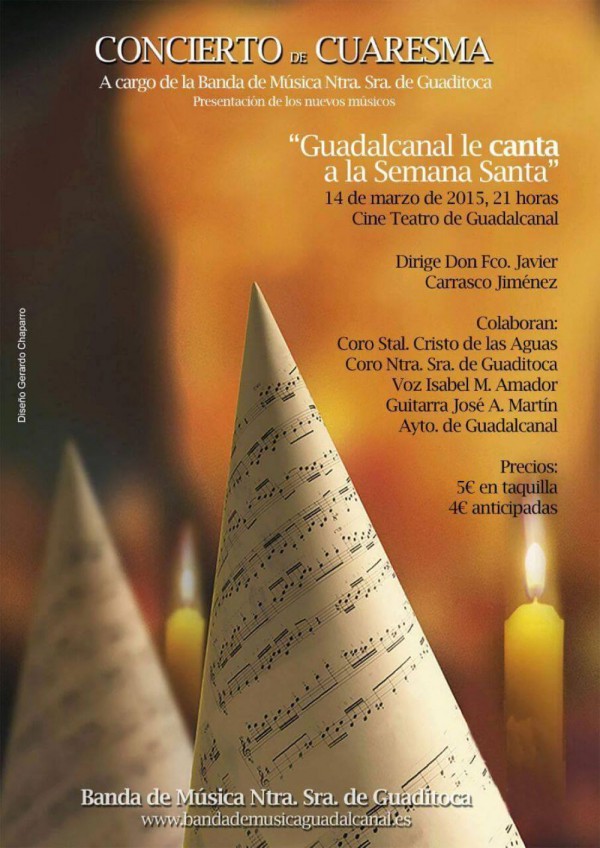 Cartel de Concierto de Cuaresma en Guadalcanal