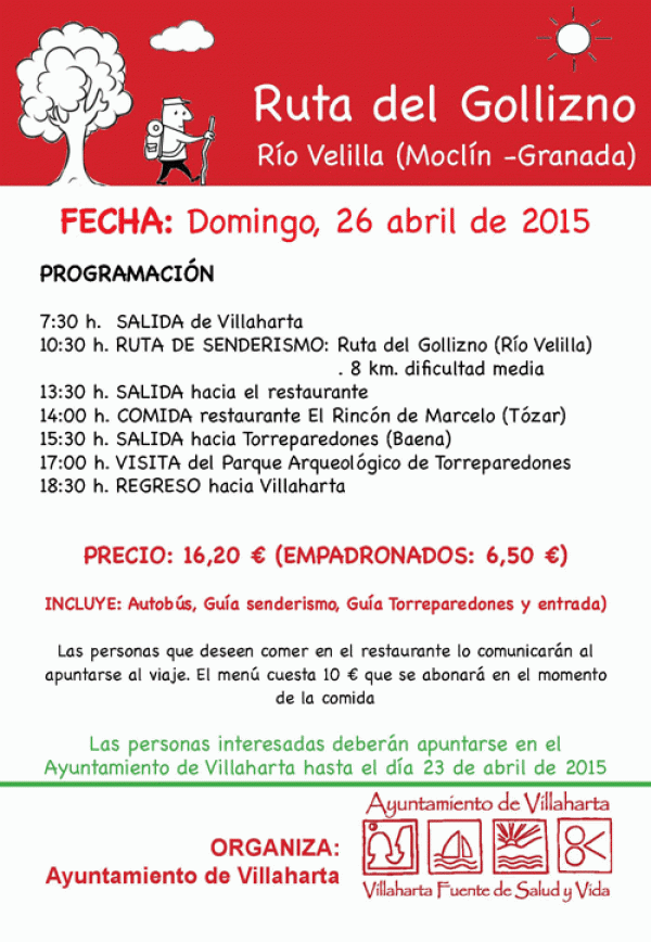 Cartel de Ruta del Gollizno 