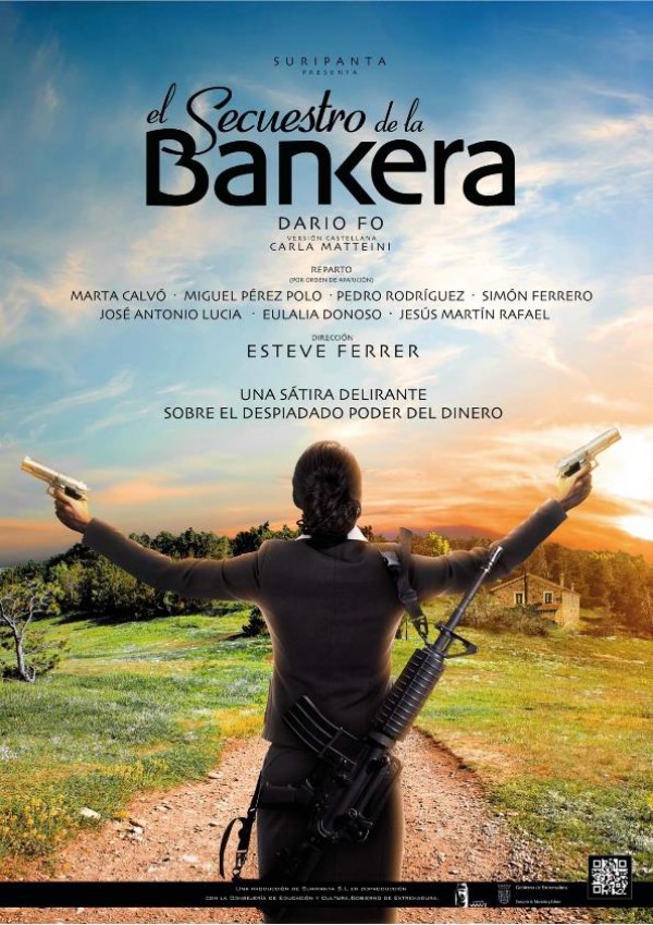 Cartel de Teatro " El Secuestro de la Bankera"
