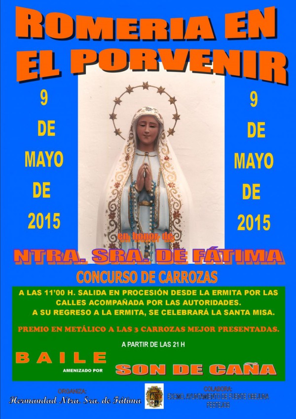 Cartel de Romería en El Porvenir