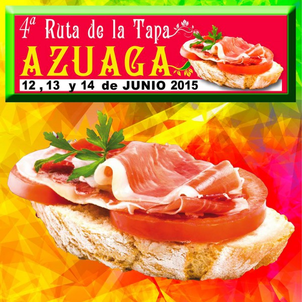Cartel de 4ª Ruta de la Tapa en Azuaga