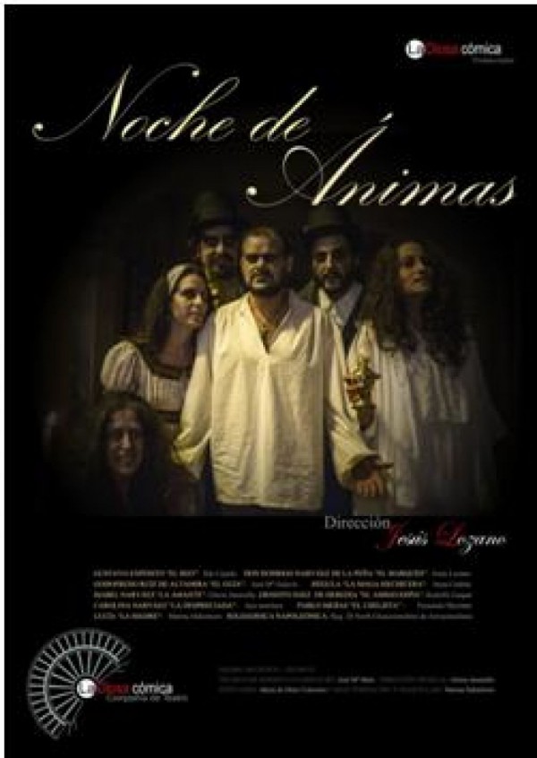 Cartel de Representación teatral de la obra Noche de Ánimas en Llerena
