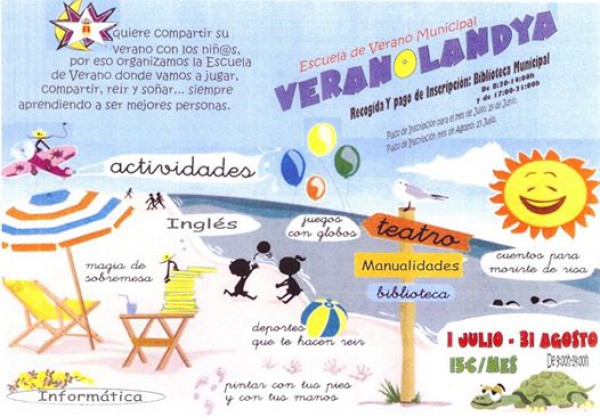 Cartel de Veranolandya 2015 en Belmez