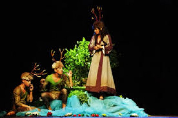 Cartel de Teatro "Doña Bruja quiere amigos"