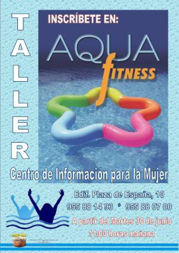 Cartel de Taller de Aquafitness en Constantina