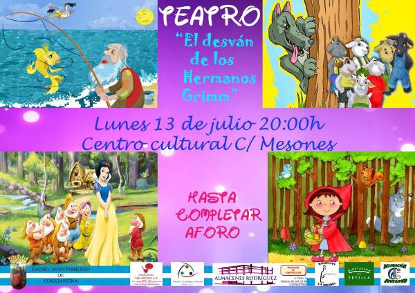 Cartel de Teatro "El desván de los hermanos Grimm"