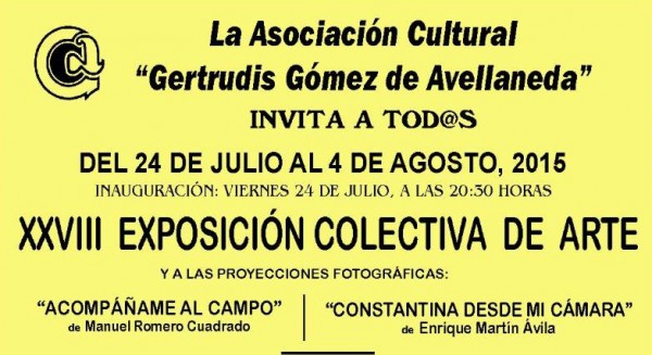 Cartel de XXVIII Exposición Colectiva de Arte