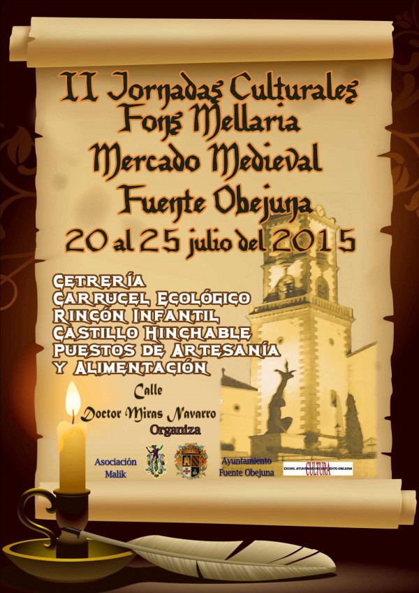 Cartel de Mercado Medieval en Fuente Obejuna
