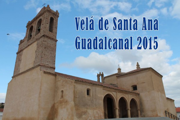 Cartel de Velá de Santa Ana Guadalcanal 2015
