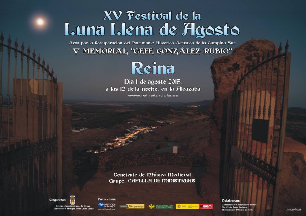 Cartel de XV Festival de la Luna Llena de Agosto