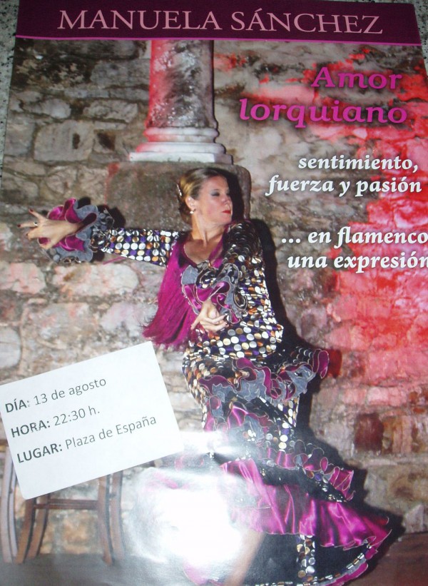 Cartel de Espectáculo Flamenco en Llerena
