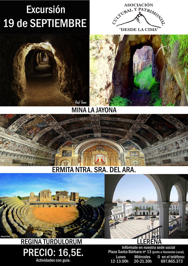 Cartel de Excursión desde Llerena