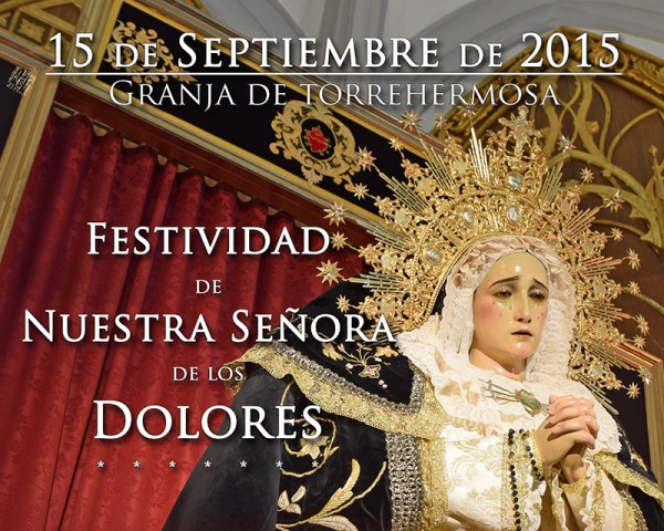 Cartel de Ntra. Sra. De Los Dolores de Granja de Torrehermosa 