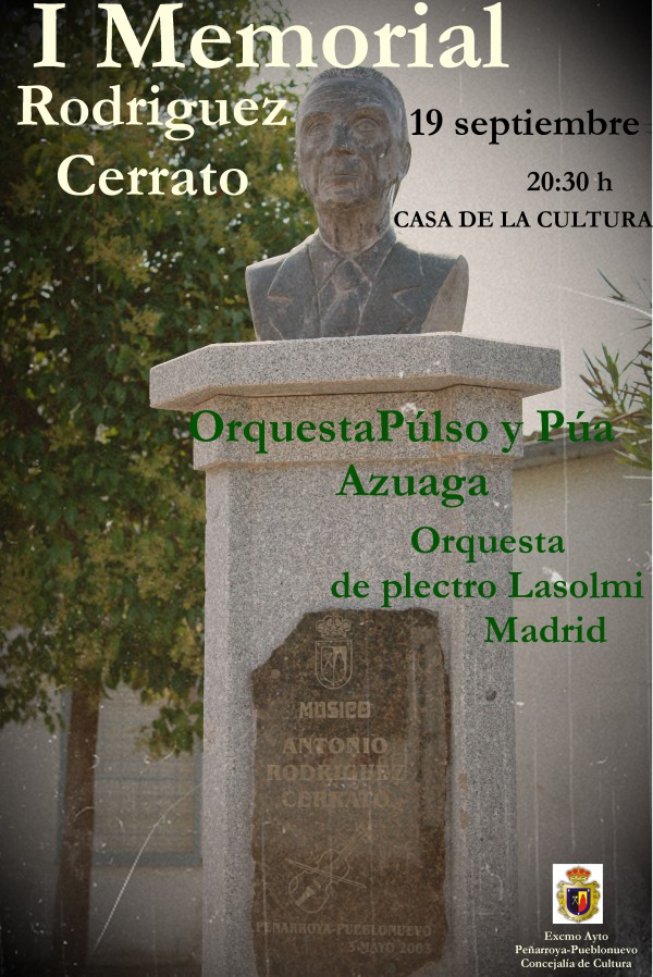 Cartel de I Memorial Rodríguez Cerrato en Peñarroya-Pueblonuevo 