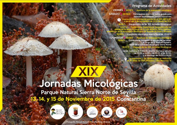 Cartel de XIX Jornadas Micológicas Constantina