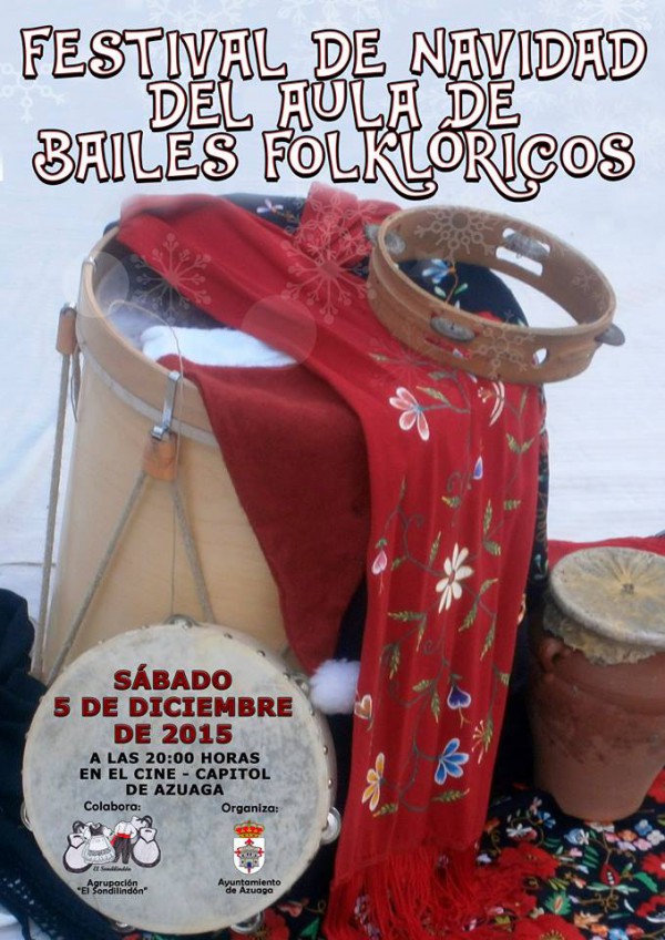 Cartel de Festival Navidad-Aula Folklore 