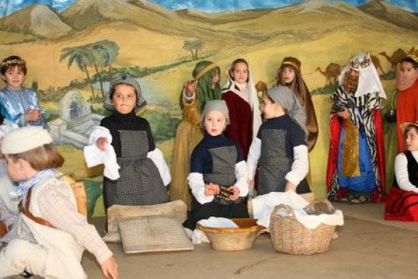 Cartel de Belén Viviente en Valverde de Llerena 
