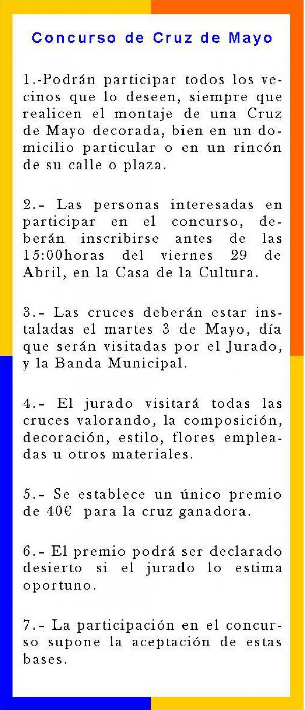 Cartel de Cruces de Mayo en Azuaga
