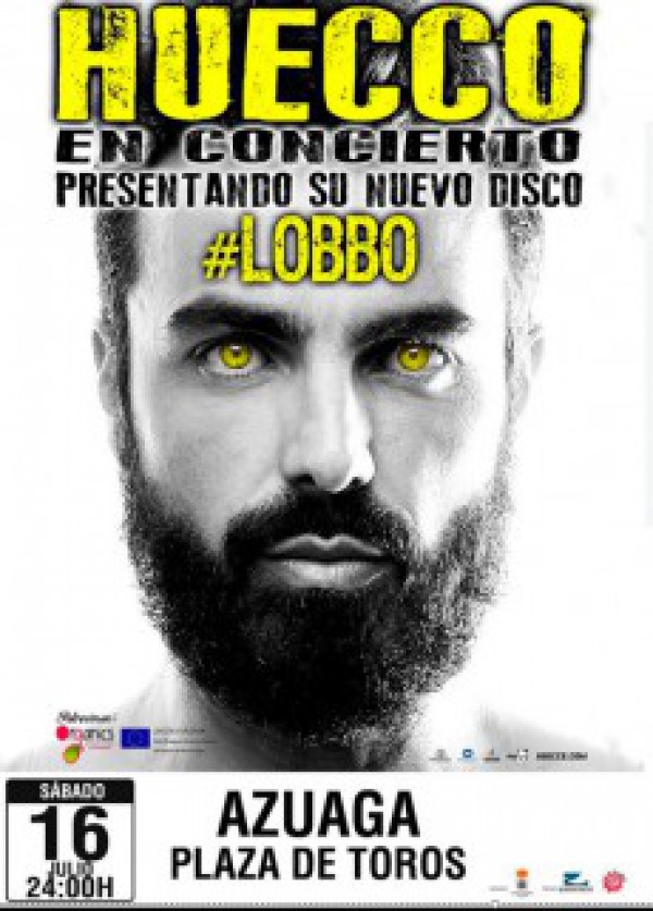 Cartel de Concierto: Huecco "Lobo" 