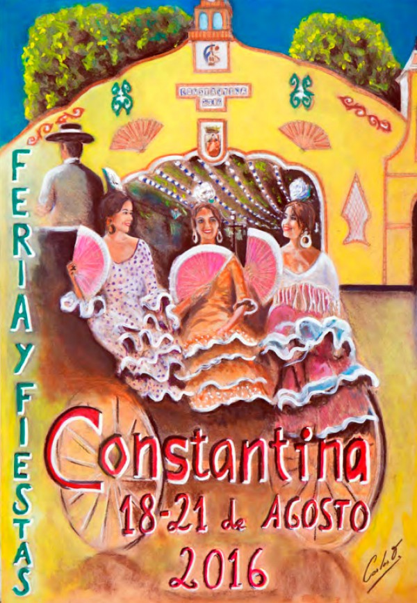 Cartel de Feria y Fiestas en Constantina