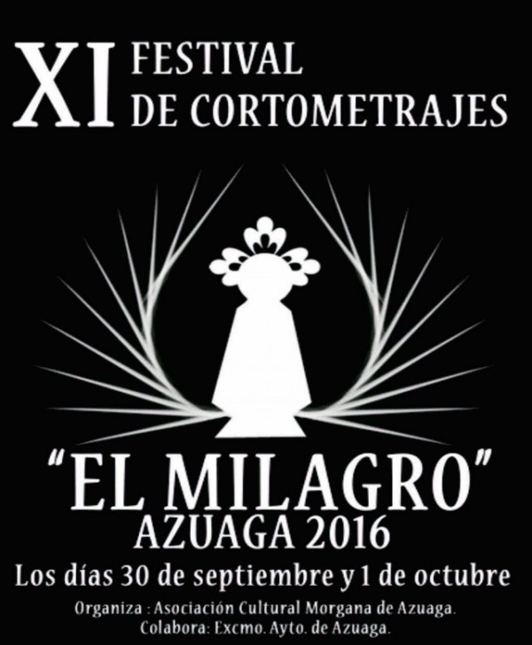 Cartel de XI Festival de Cortometrajes “El Milagro”