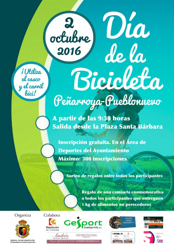 Cartel de Día de la Bicicleta