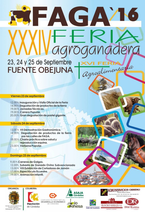 Cartel de Faga´16 en Fuente Obejuna