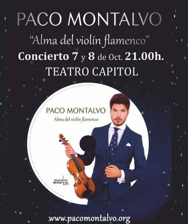 Cartel de Paco Montalvo en Concierto