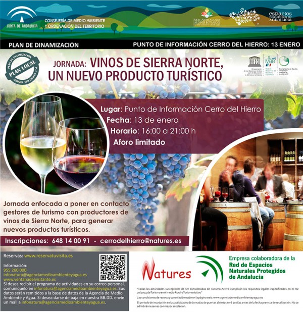 Cartel de Vinos de Sierra Norte, un nuevo producto turístico