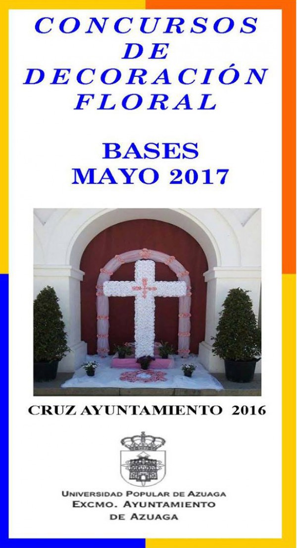Cartel de Concurso de Decoración de Patios