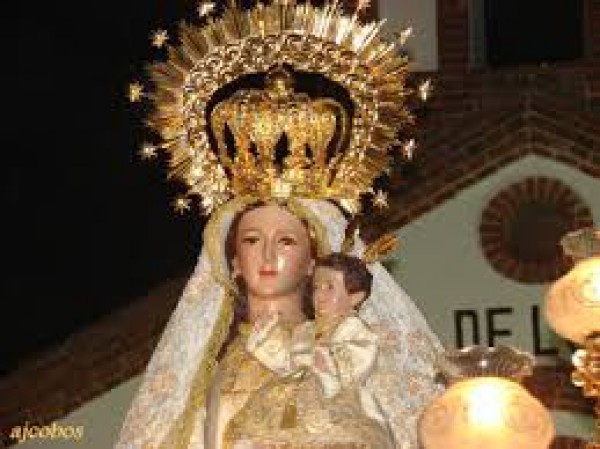 Cartel de Verbena en honor a la Virgen del Carmen en Belmez 