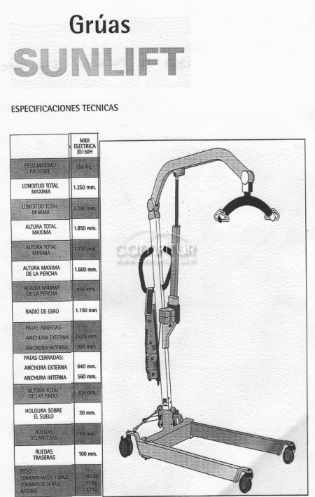 VENDO GRÚA TRASLADO PERSONAS MAYORES