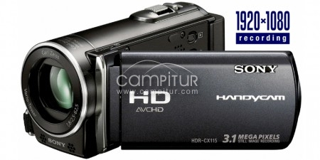 Foto 2 de SONY HANDYCAM  HDR-CX115  NUEVA