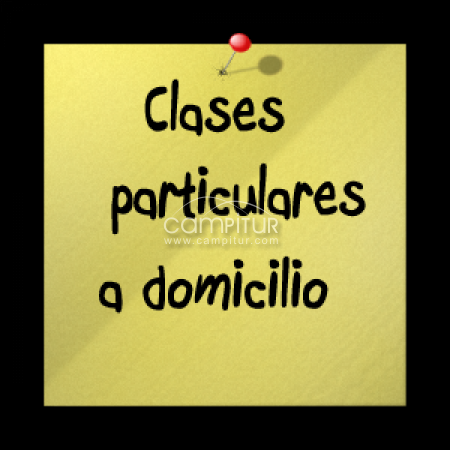 Se imparten clases particulares a domicilio