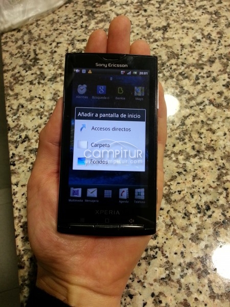 vendo sony xperia x10 negro-plata