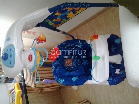 columpio bebé acuario de fisher price