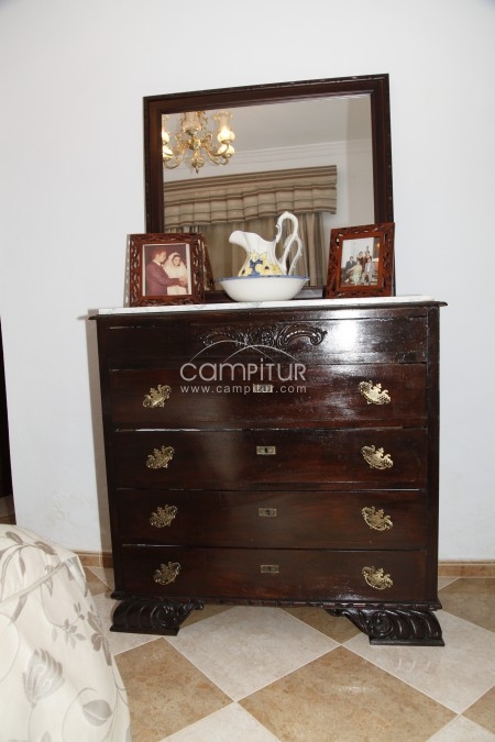 Vendo cómoda antigua con su espejo