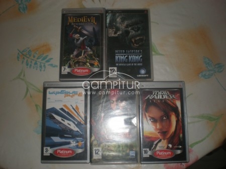 vendo 5 juegos de psp