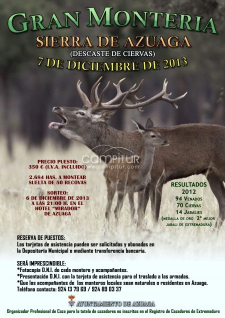 Gran Montería Sierra de Azuaga